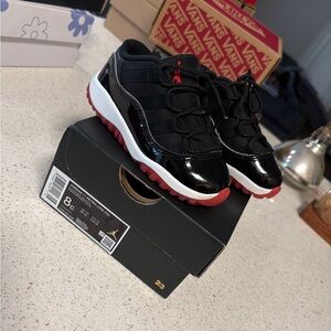 Toddler Jordan 11 Lows Black/ Red